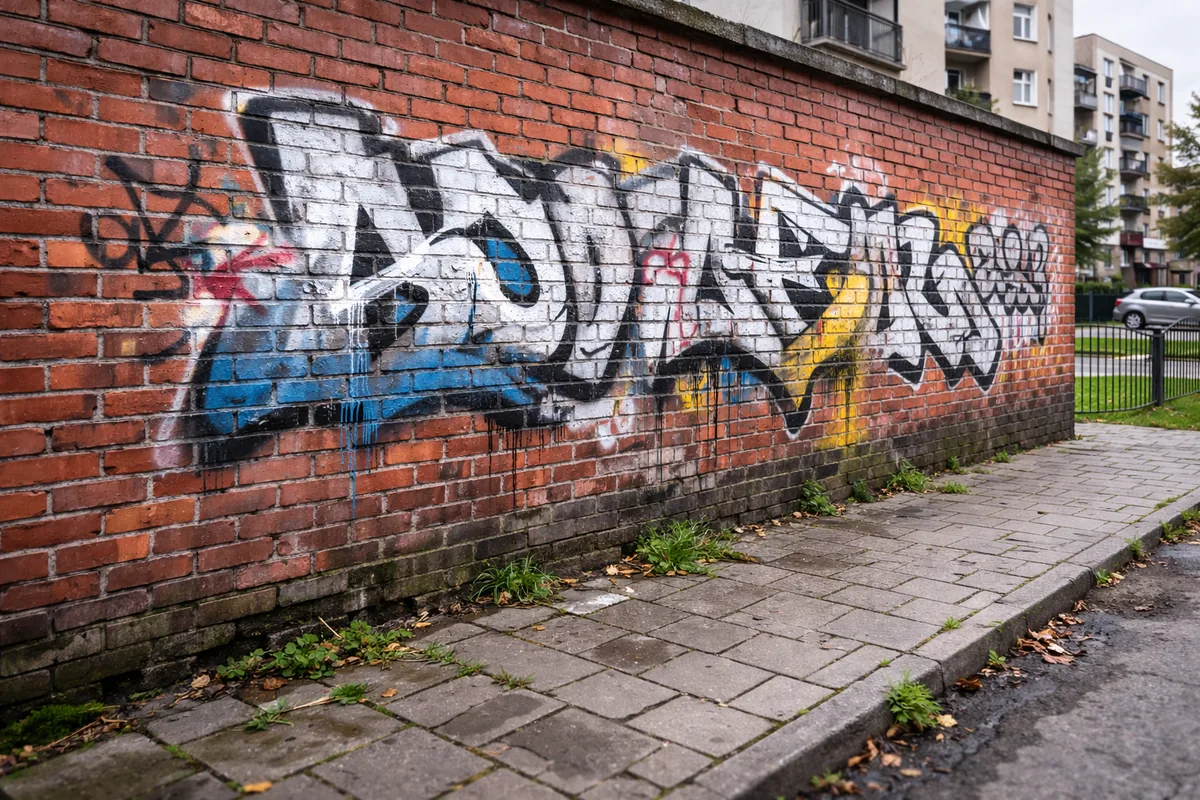 Usuwanie graffiti z elewacji budynku – Białystok i okolice