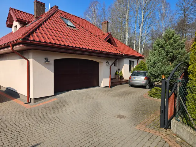 Podjazd z kostki brukowej przed czyszczeniem